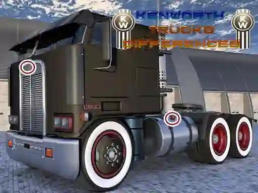Gêm Kenworth Trucks Differences ar-lein