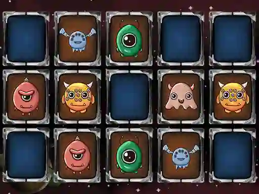 Gêm Aliens Memory Game ar-lein