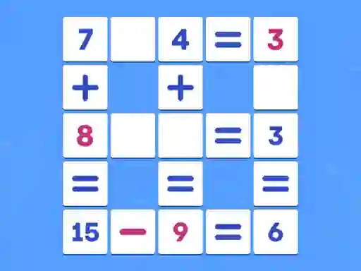 Gêm Mathematical Crossword ar-lein