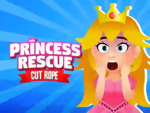 Gêm Princess Rescue Cut Rope ar-lein