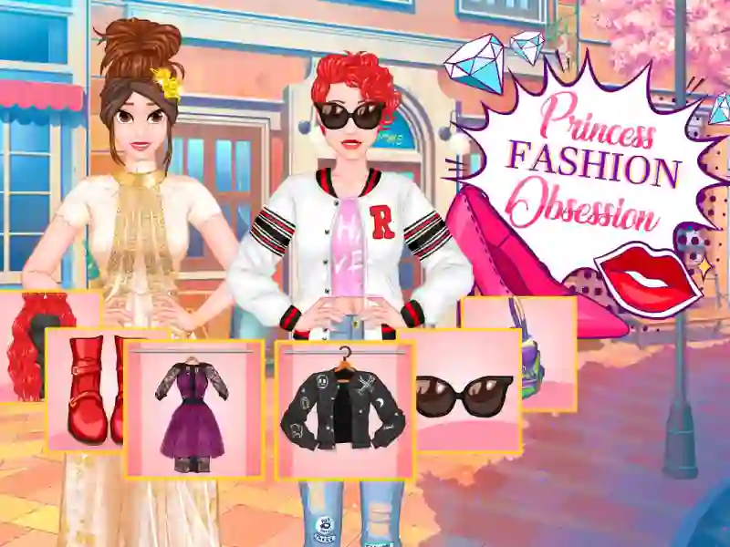 Gêm Princess Fashion Obsession ar-lein