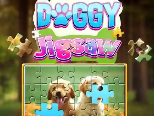 Gêm Doggy Jigsaw ar-lein