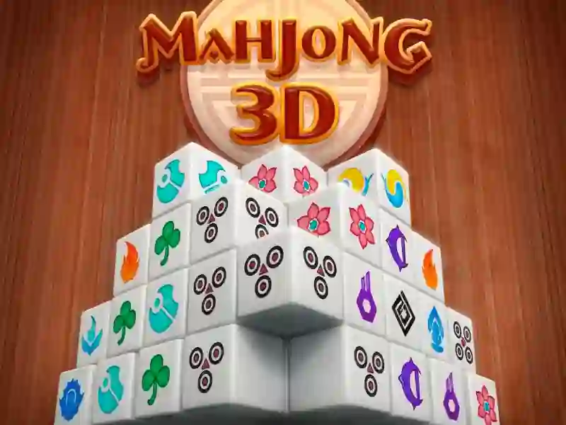Gêm Mahjong 3D ar-lein