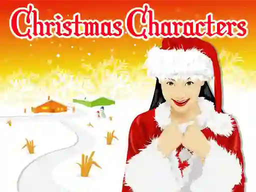 Gêm Christmas Characters ar-lein