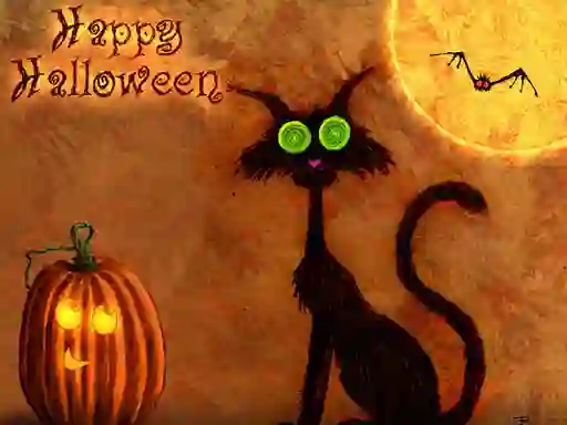 Gêm Happy Halloween 2020 Puzzle ar-lein