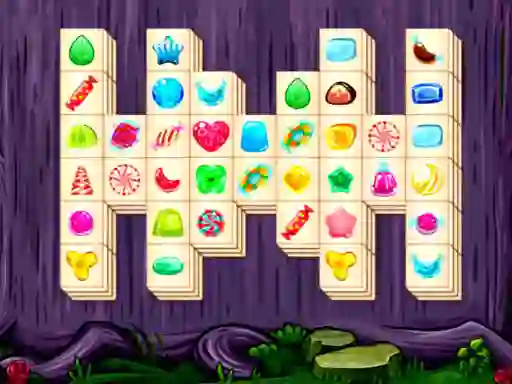 Gêm Candy Mahjong ar-lein
