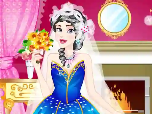 Gêm Sleeping Princess Wedding Dress up ar-lein