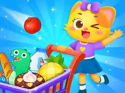 Gêm Supermarket Shopping For Kids ar-lein