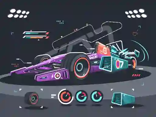 Gêm Powerful Cars Memory ar-lein