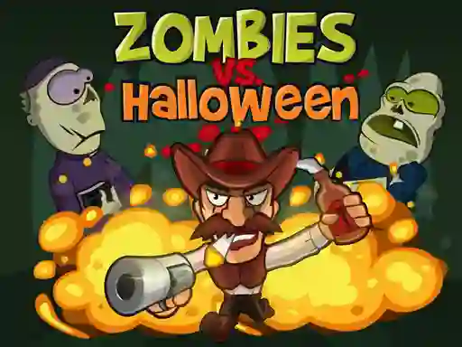 Gêm Zombies Vs Halloween ar-lein