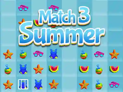 Gêm Match 3 Summer ar-lein