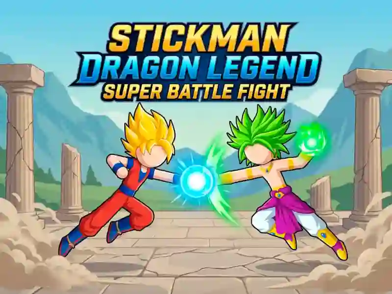 Gêm Stickman Dragon Legend Super Battle Fight ar-lein