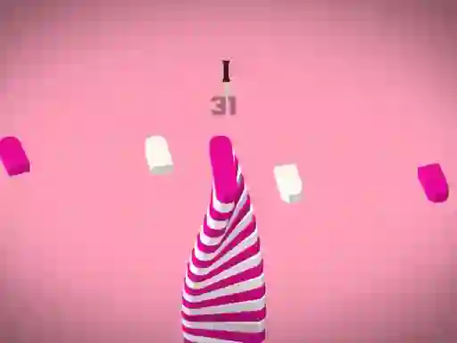 Gêm Knife vs Stack ar-lein