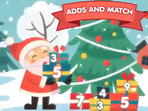 Gêm Adds And Match Christmas ar-lein