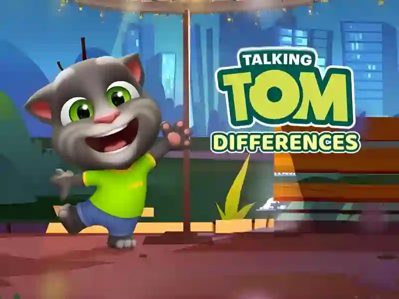 Gêm Talking Tom Differences ar-lein