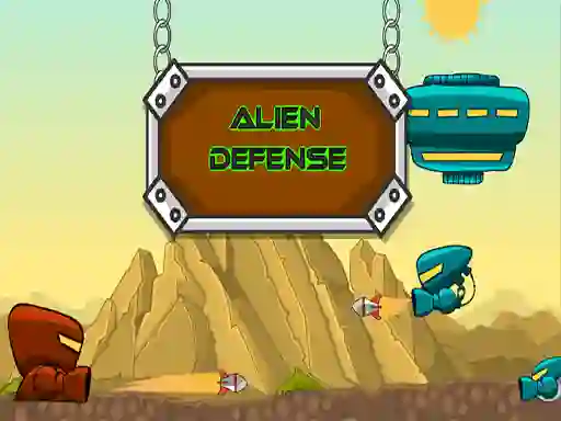 Gêm Alien Defense ar-lein