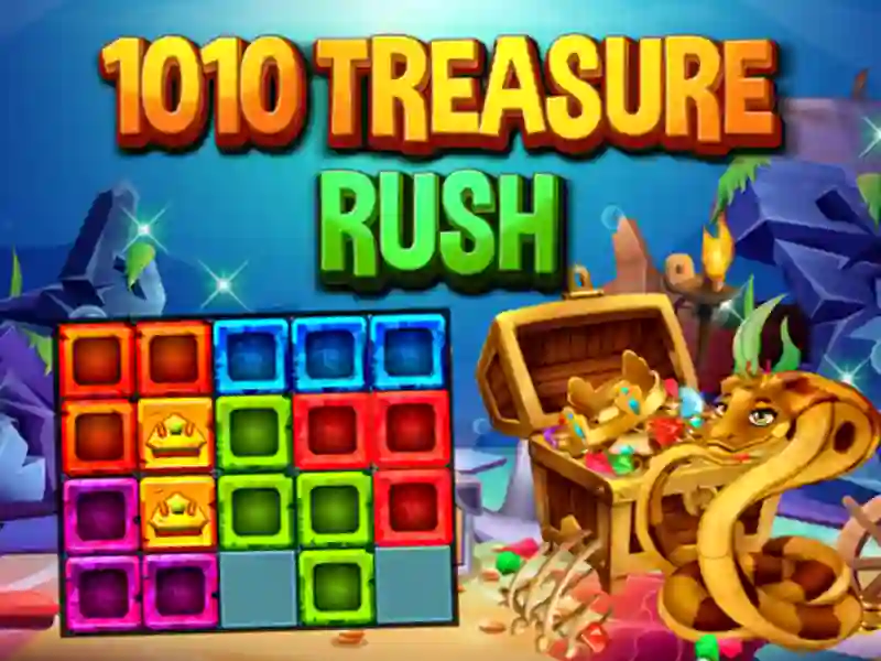 Gêm 1010 Treasure Rush ar-lein