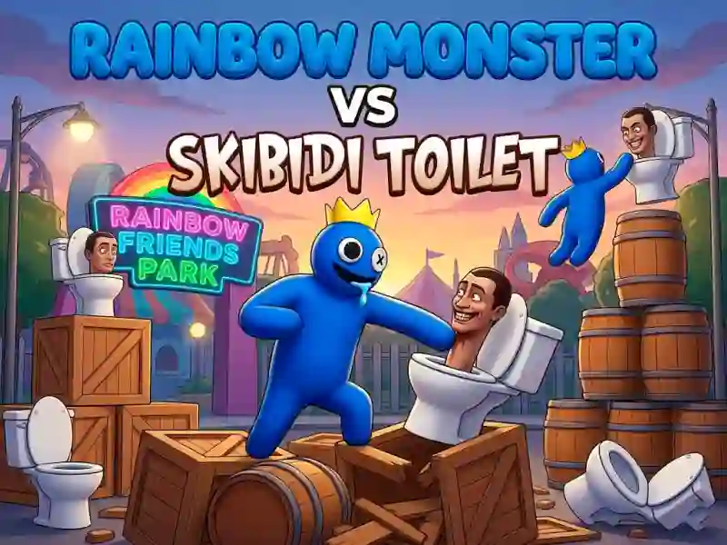 Gêm Rainbow Monster VS Skibidi Toilet ar-lein