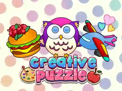 Gêm Puzzle & Coloring For Kids ar-lein