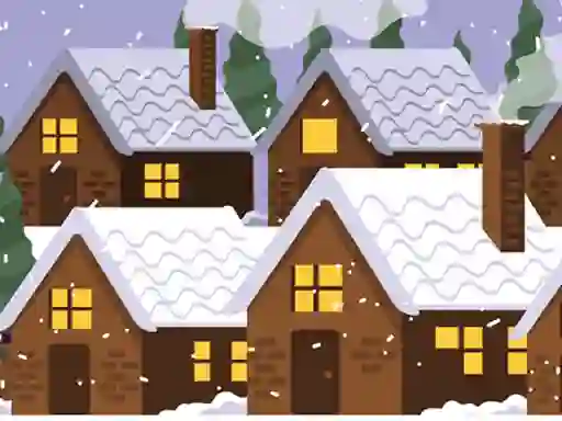 Gêm Christmas Town Difference ar-lein