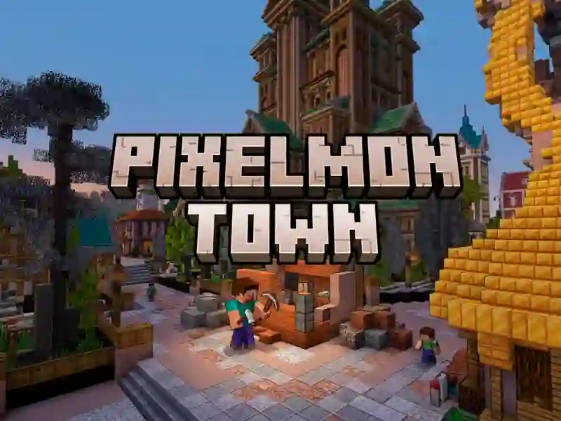 Gêm Pixelmon Town ar-lein