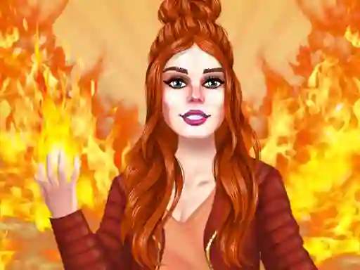 Gêm Redhaired Fairy Fantasy vs Reality ar-lein