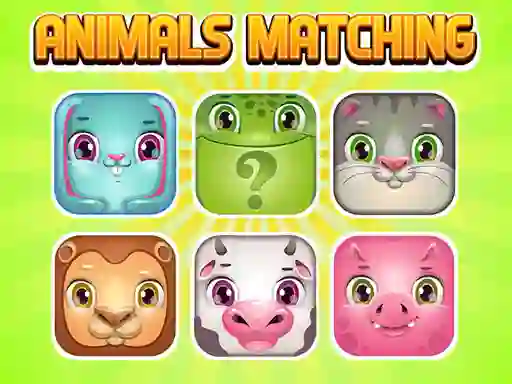 Gêm Animals Memory Matching ar-lein