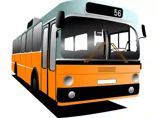 Gêm Cartoon Bus Puzzle ar-lein