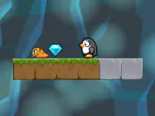 Gêm Penguin Adventure Reverse Word ar-lein