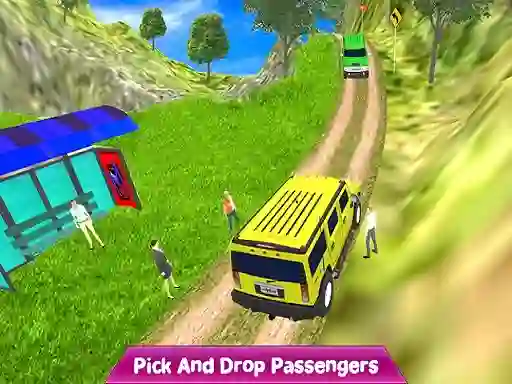 Gêm Crazy Taxi Jeep Drive ar-lein