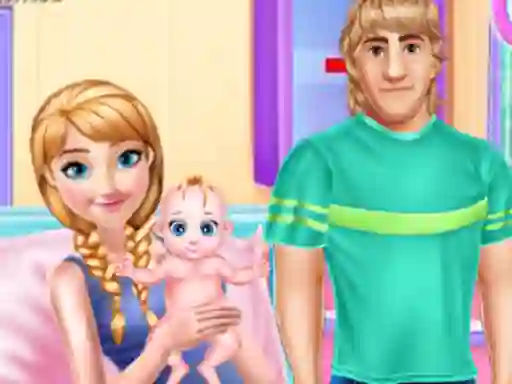 Gêm Pregnant Anna and Baby Care ar-lein