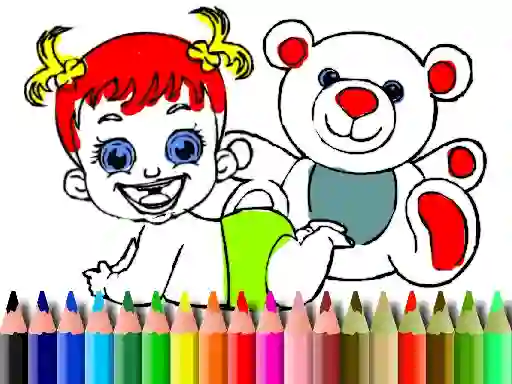 Gêm Back To School: Baby Doll Coloring ar-lein