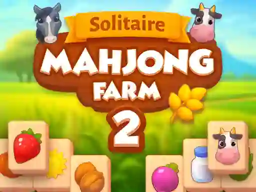 Gêm Solitaire Mahjong Farm 2 ar-lein