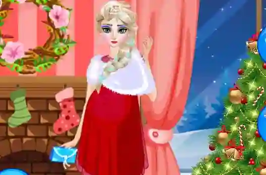 Gêm Ice Queen Pregnant Fashion ar-lein