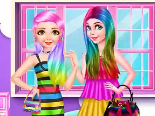 Gêm Princess Rainbow Look ar-lein