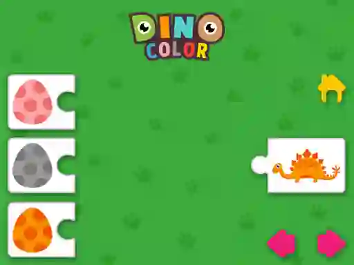 Gêm Dino Color ar-lein