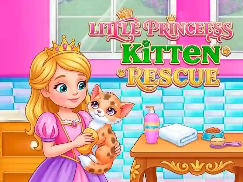 Gêm Little Princess Kitten Rescue ar-lein