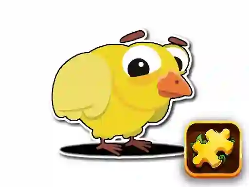 Gêm Cartoon Farm Animals Puzzle ar-lein