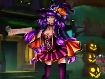 Gêm Halloween Party ar-lein