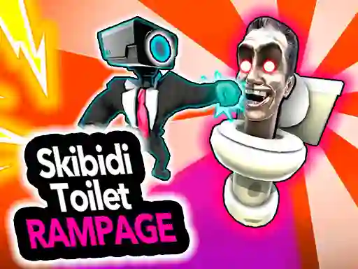 Gêm Skibidi Toilet Rampage ar-lein