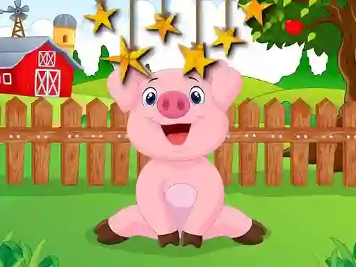 Gêm Cartoon Farm Hidden Stars ar-lein