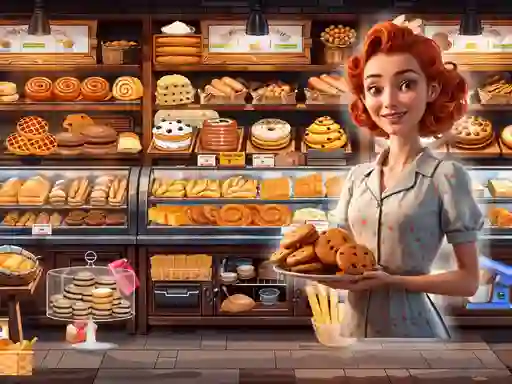 Gêm Hidden Objects Bakery ar-lein
