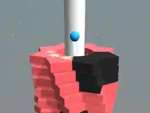 Gêm Stack Fire Ball ar-lein