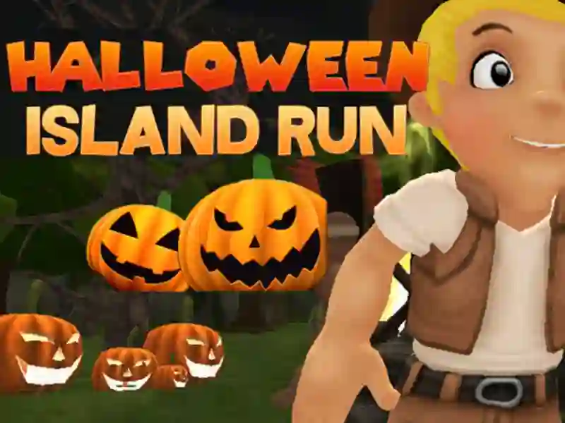 Gêm Halloween Island Running ar-lein