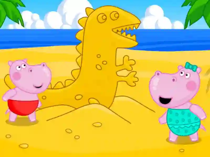 Gêm Hippo Beach Adventures ar-lein