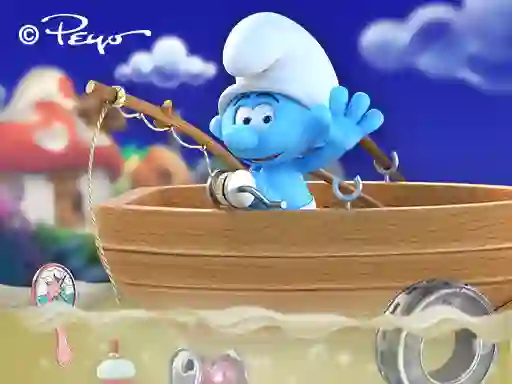Gêm The Smurfs: Ocean Cleanup ar-lein