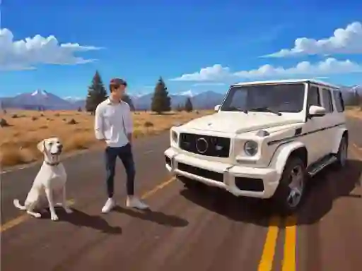 Gêm G Wagon City Driver ar-lein