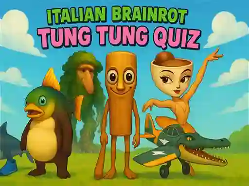 Gêm Italian Brainrot tung Tung Quiz ar-lein