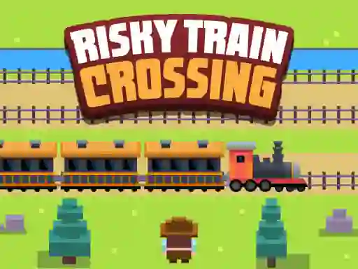 Gêm Risky Train Crossing ar-lein