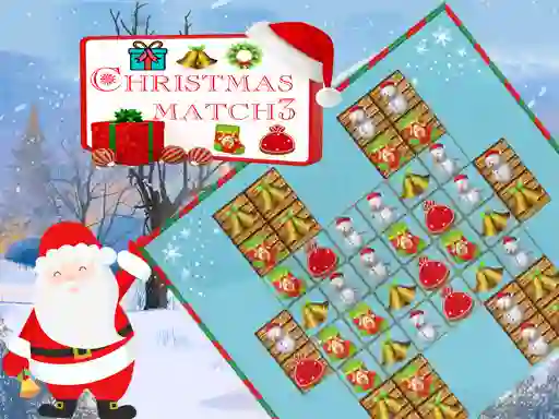 Gêm Christmas Match 3 ar-lein
